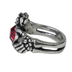 Claddagh by Night Pewter Ring