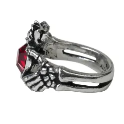 Claddagh by Night Pewter Ring