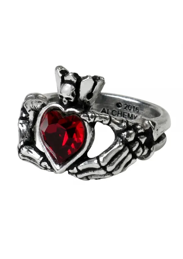 Claddagh by Night Pewter Ring