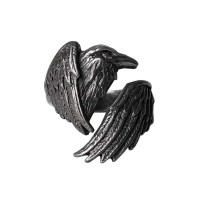 Made of the Night Raven Pewter Ring