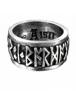 Runeband Pewter Ring