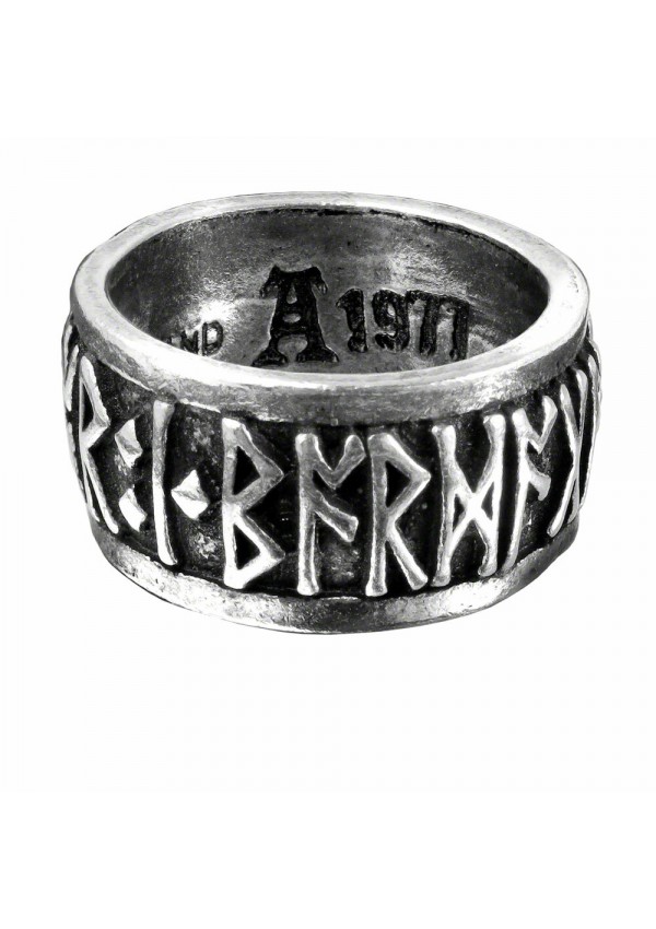 Runeband Pewter Ring