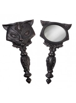 Sacred Black Cat Mirror