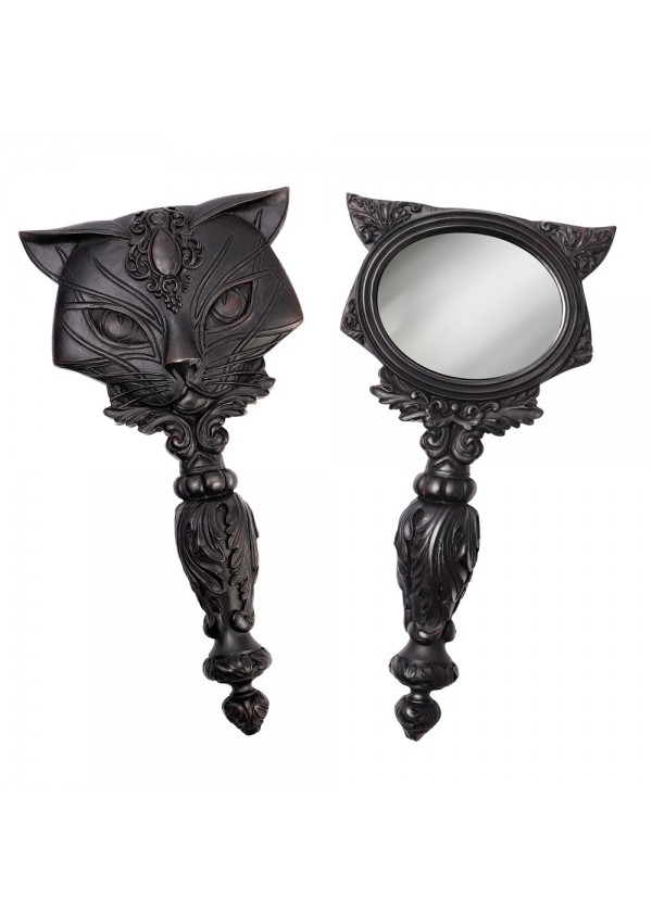 Sacred Black Cat Mirror