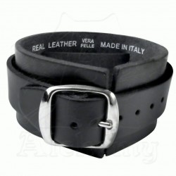 Ace of Dead Spades Leather Strap Bracelet