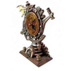 The Stormgrave Chronometer Steampunk Pedestal Clock