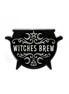 Witches Brew Ceramic Cauldron Coaster