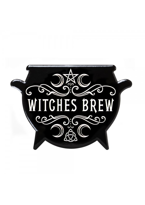 Witches Brew Ceramic Cauldron Coaster