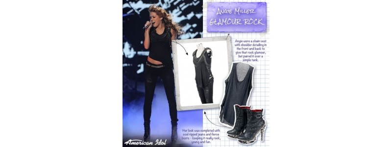 Unleashing Rockstar Attitude with Hades' Raven Ankle Boots on American Idol Season 12