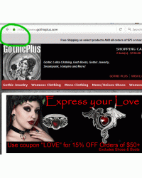 Gothic Plus Padlock Is Green - We are Safe and Secure!
