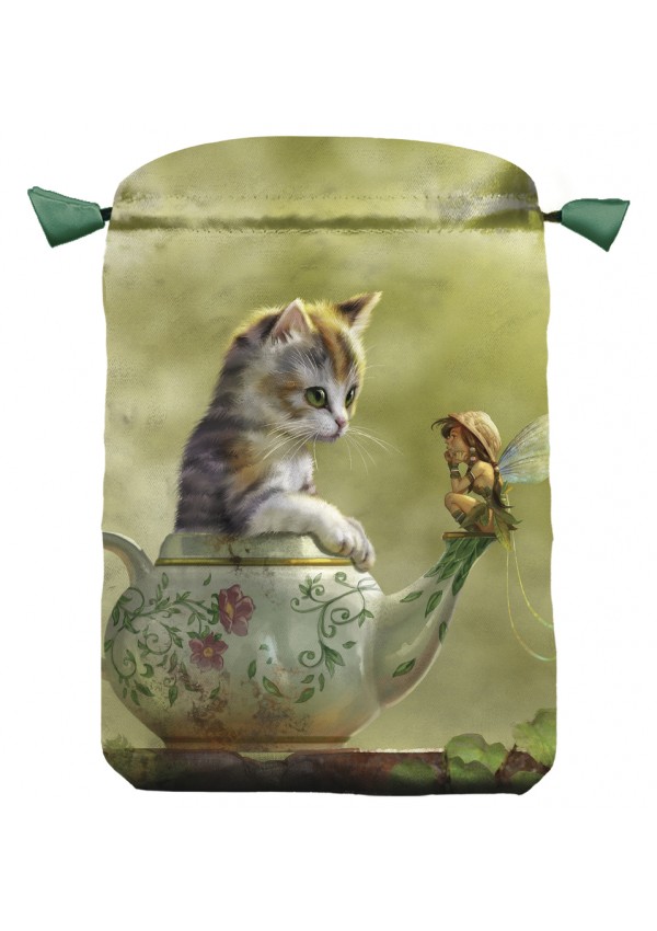 Fantasy Cat Satin Bag