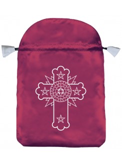 Rosicrucian Rosey Cross Satin Bag