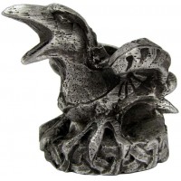 Raven Mini Pewter Candle Holder