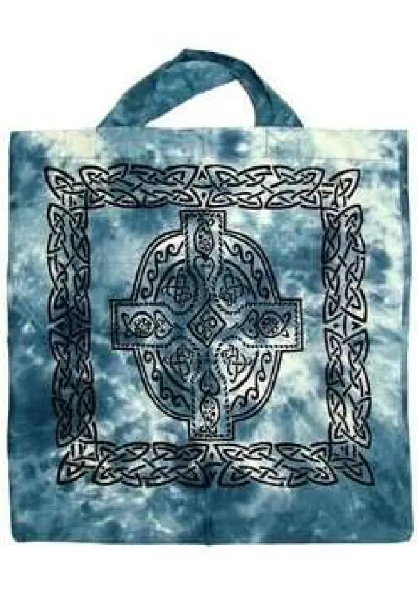 Celtic Cross Cotton Tote Bag