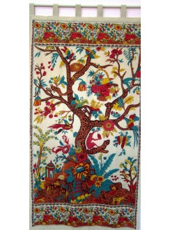 Tree of Life Curtain - Beige