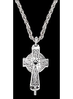 Celtic Cross Aromatherapy Diffuser Pendant