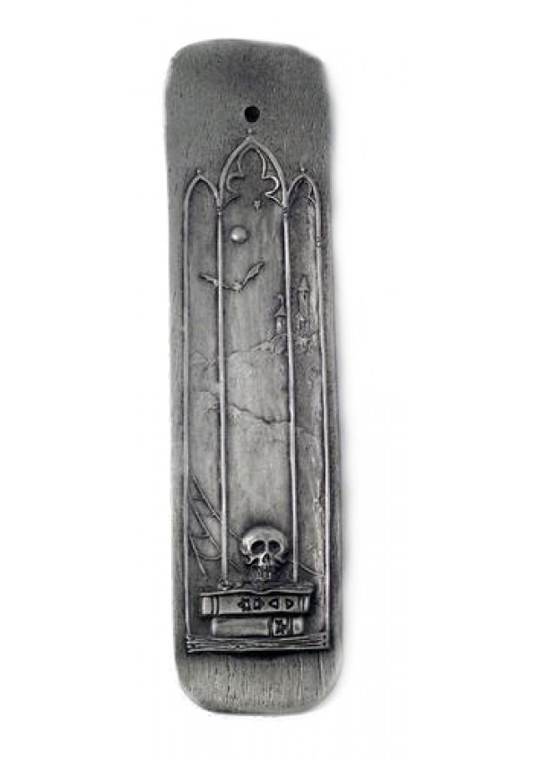 Gothic Arch Pewter Incense Burner