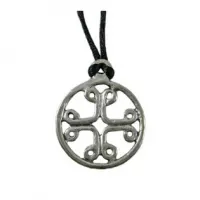 Pilgrims Cross Pewter Necklace