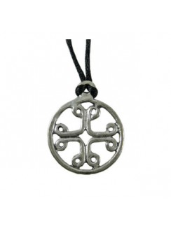 Pilgrims Cross Pewter Necklace