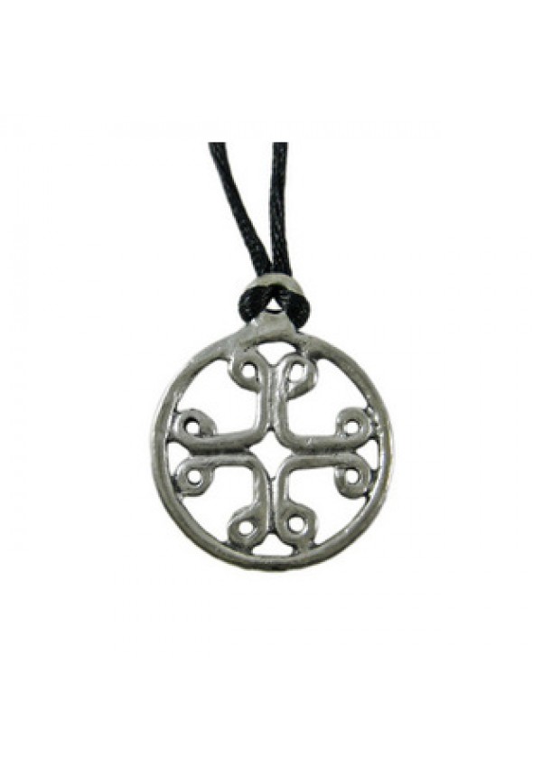 Pilgrims Cross Pewter Necklace