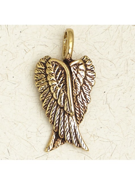Angel Wings Bronze Necklace