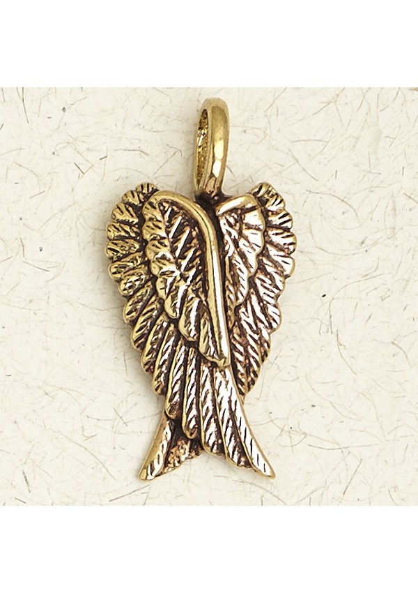 Angel Wings Bronze Necklace