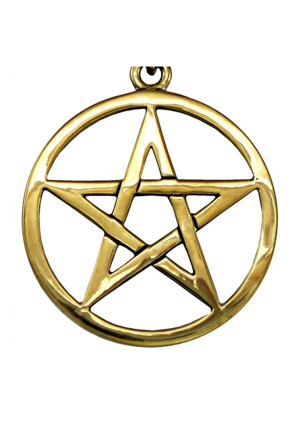 Bronze Pentacle Necklace