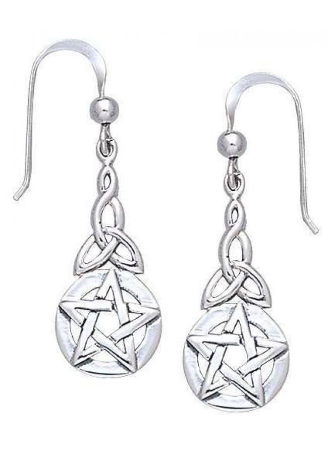 pentacle earrings