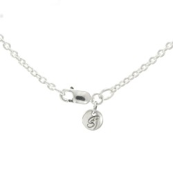 Sacred Rose Silver Necklace with Peridot