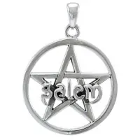 Salem Pentagram Sterling Silver Pendant
