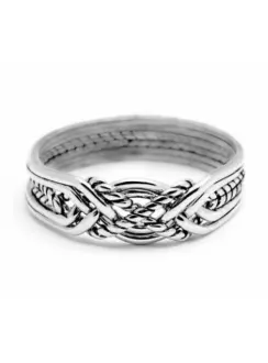 6 Band Turkish Twist Puzzle Ring