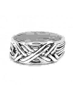 8 Band Light Turkish Puzzle Ring