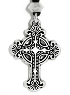 Baroque Celtic Cross Necklace