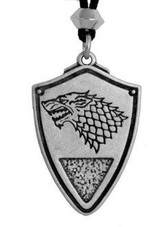 Dire Wolf: Winter is Coming Pewter Necklace