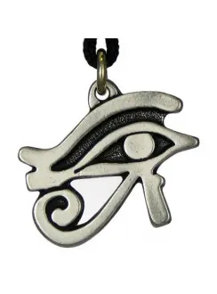 Egyptian Eye of Horus Pewter Necklace