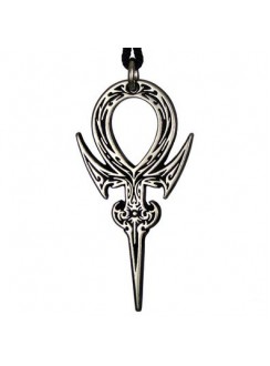 Gothic Ankh Pewter Necklace