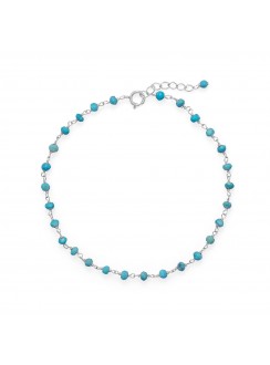 Blue Sea Turquoise Anklet