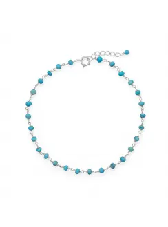 Blue Sea Turquoise Anklet
