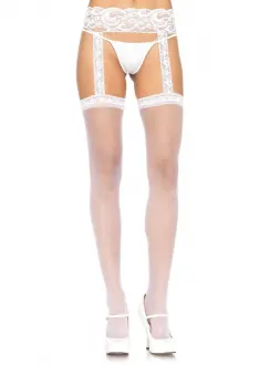 Lace Garter Belt Suspender Sheer Stockings 
