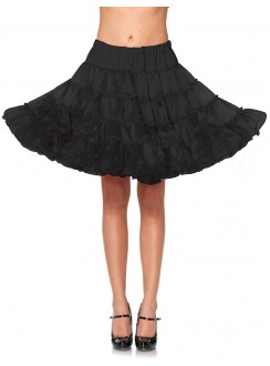 Black Knee Length Deluxe Crinoline Petticoat