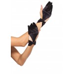 Satin Cut Out Gloves