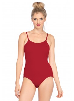 Basic Red Womens Bodysuit
