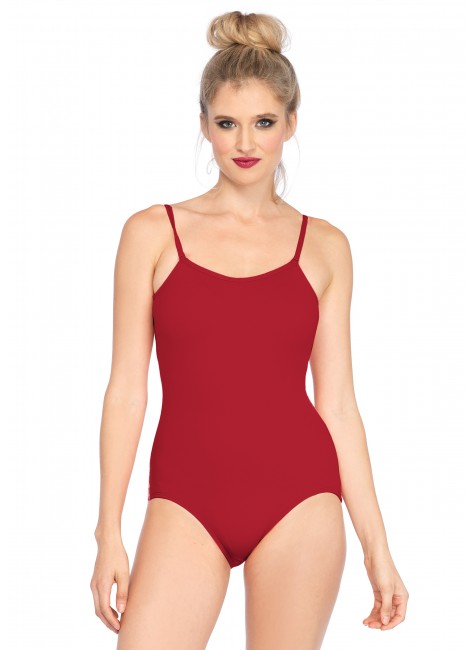 Basic Red Womens Bodysuit