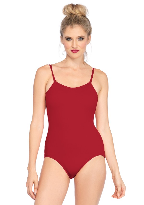 Basic Red Womens Bodysuit