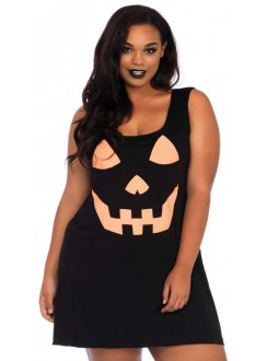 Pumpkin Plus Size Jersey Dress