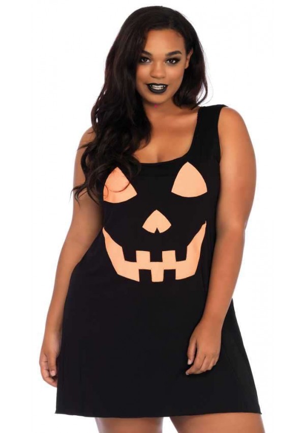 Pumpkin Plus Size Jersey Dress