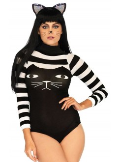 Striped Cat Bodysuit