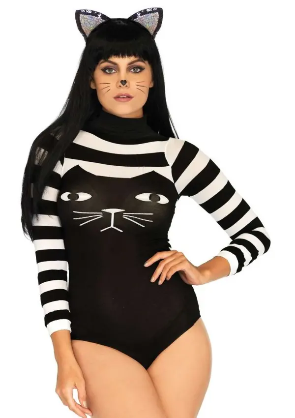 Striped Cat Bodysuit