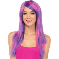 Cheshire Layered Two Tone Long Costume Wig