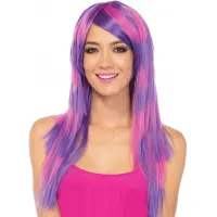 Cheshire Layered Two Tone Long Costume Wig